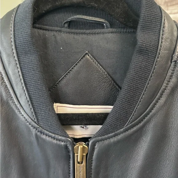Brand New Never Worn Chevignon Teddy Cuir B-Ted Homme Marine Soft Leather Jacket - Picture 10 of 13